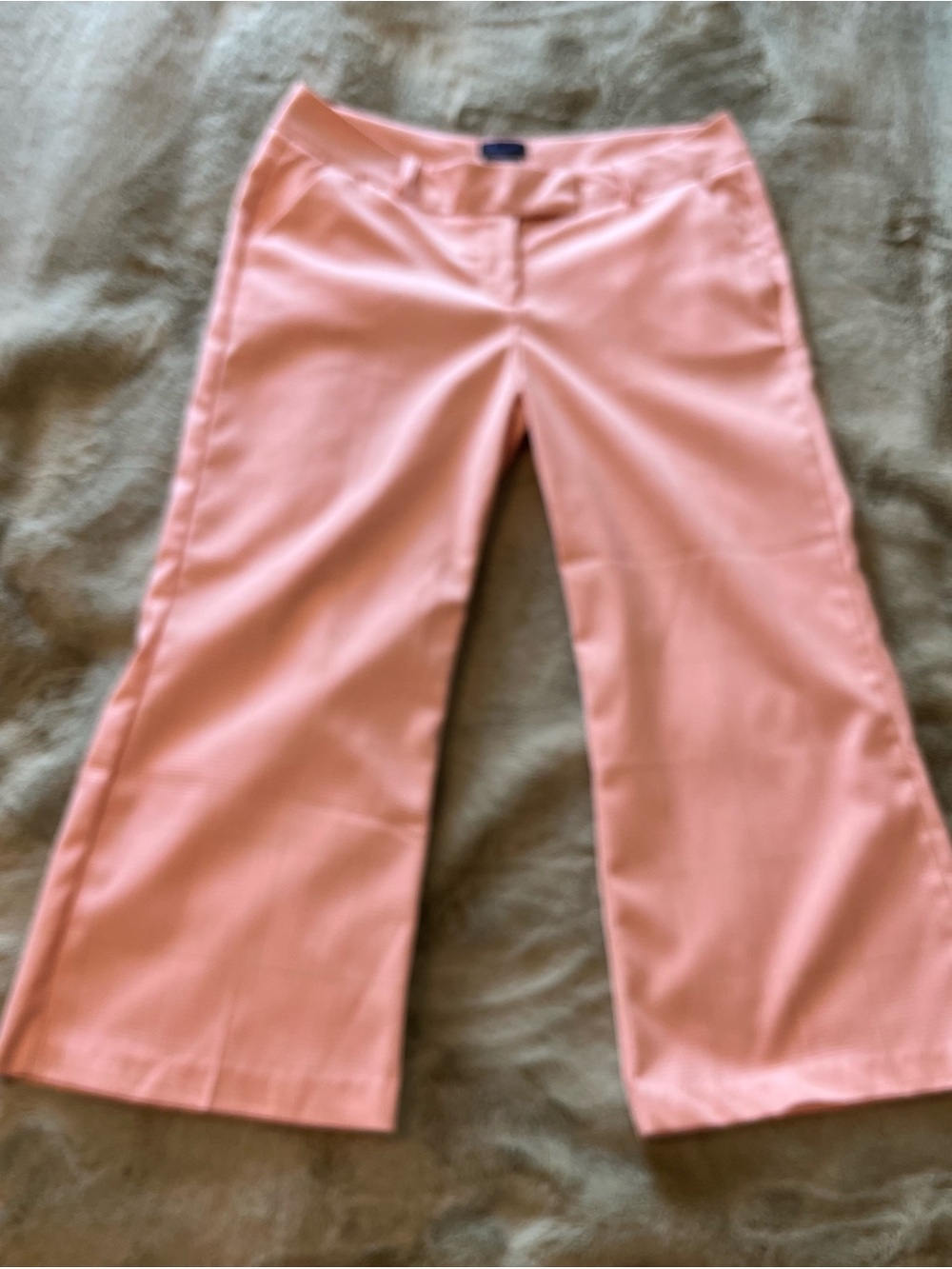 Star City Pink Plaid Cropped Pants